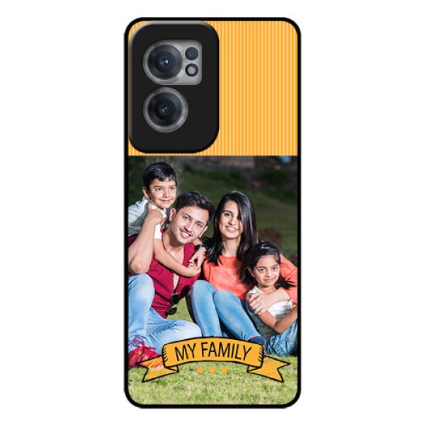 OnePlus Nord CE 2 5G Custom Glass Phone Case - My Family Design