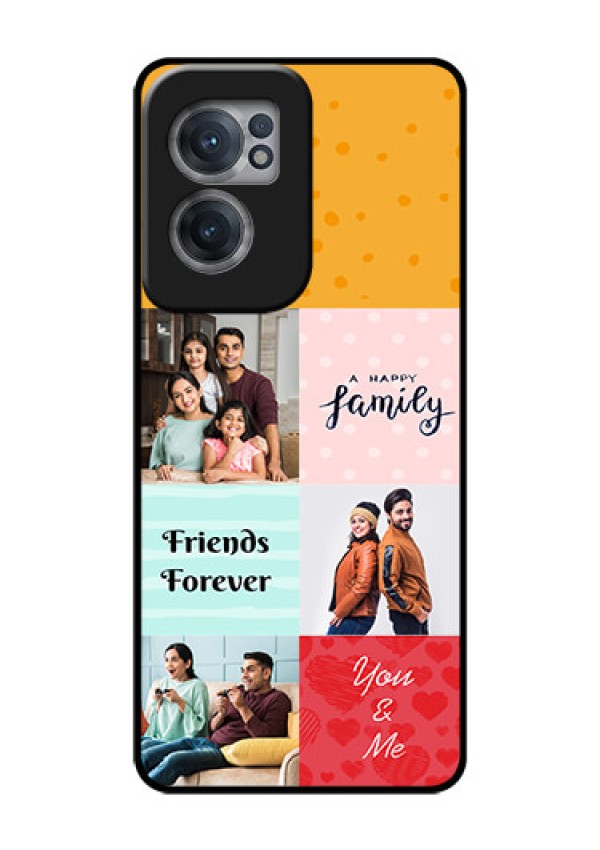 OnePlus Nord CE 2 5G Personalized Glass Phone Case - Images with Quotes Design