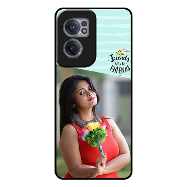 OnePlus Nord CE 2 5G Custom Glass Phone Case - Friends Picture Icon Design OnePlus Nord CE 2 5G Custom Glass Phone Case - Friends Picture Icon Design