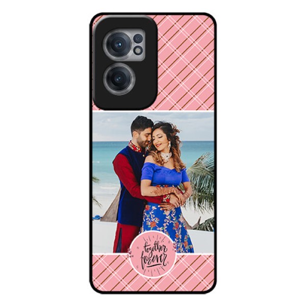 OnePlus Nord CE 2 5G Personalized Glass Phone Case - Together Forever Design OnePlus Nord CE 2 5G Personalized Glass Phone Case - Together Forever Design