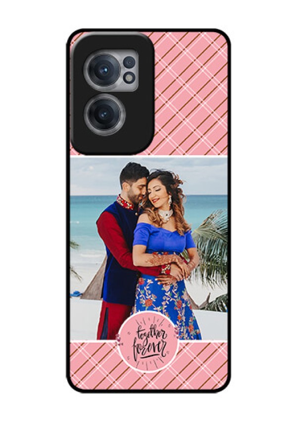 OnePlus Nord CE 2 5G Personalized Glass Phone Case - Together Forever Design