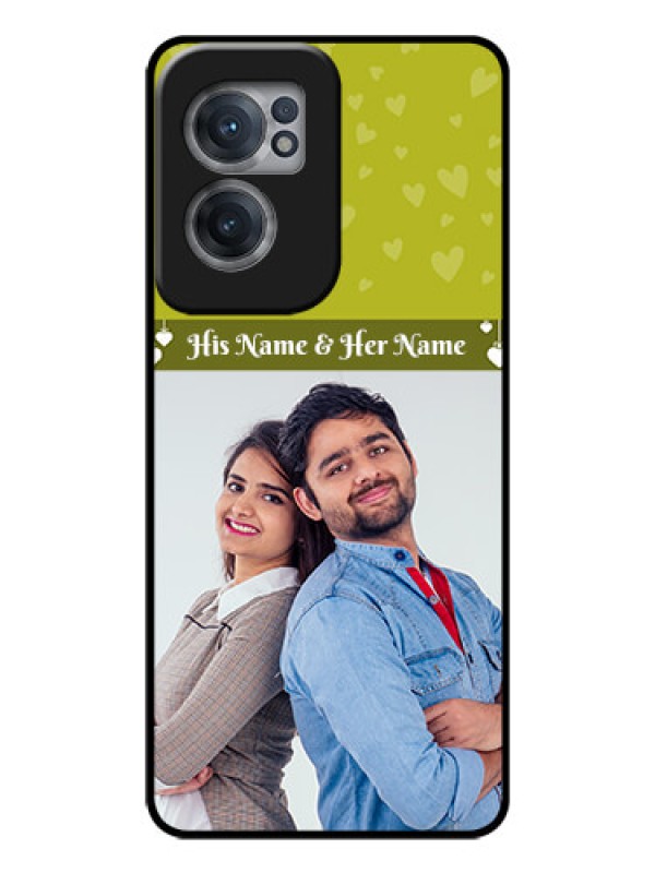 Custom OnePlus Nord CE 2 5G Custom Glass Phone Case - You & Me Heart Design