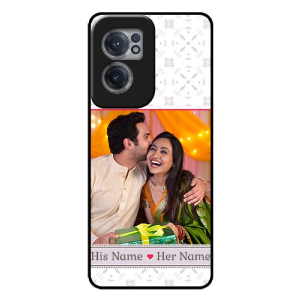 OnePlus Nord CE 2 5G Custom Glass Mobile Case - with Photo and Ethnic Design