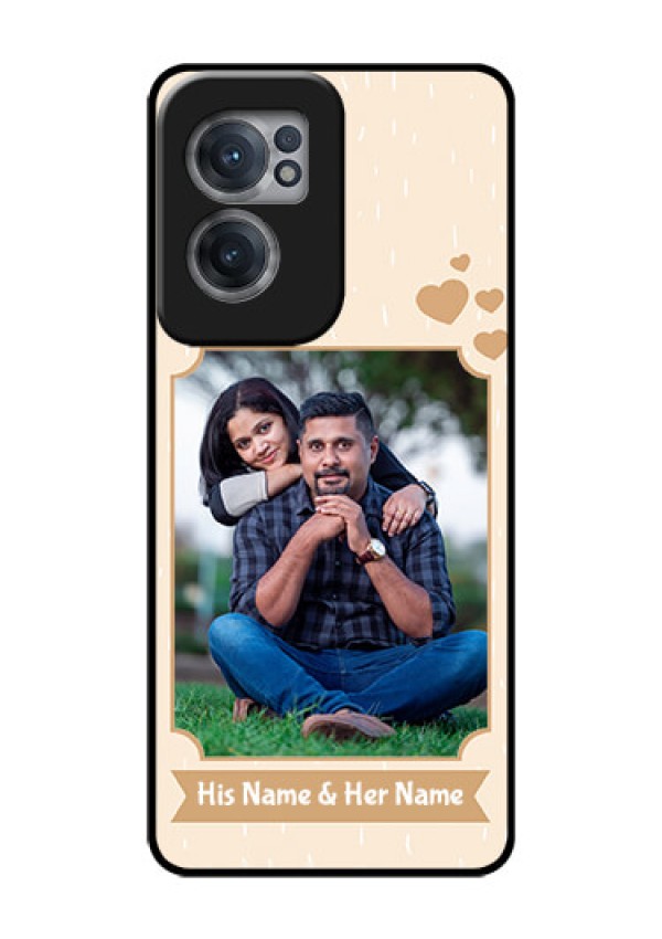 OnePlus Nord CE 2 5G Custom Glass Phone Case - with confetti love design