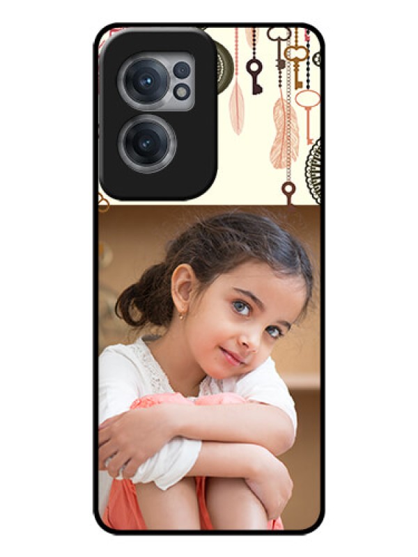 Custom OnePlus Nord CE 2 5G Custom Glass Mobile Case - Boho Style Design