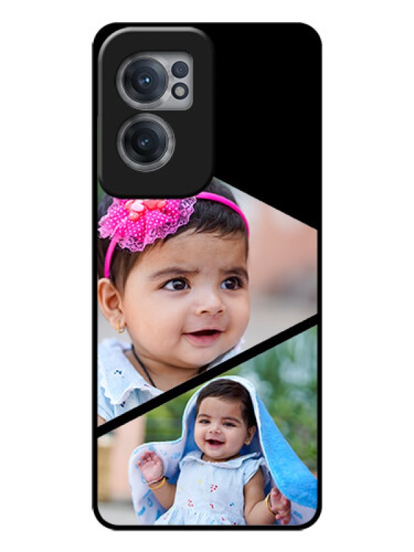 Custom OnePlus Nord CE 2 5G Custom Glass Phone Case - Semi Cut Design