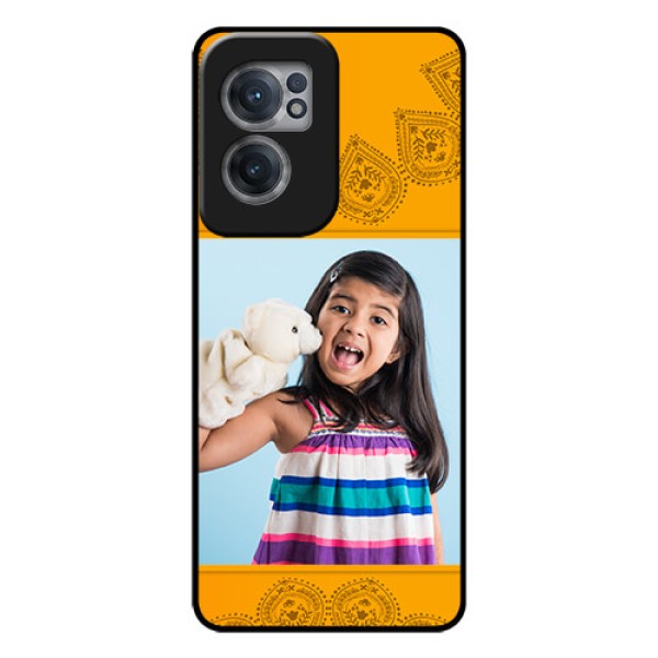 OnePlus Nord CE 2 5G Personalized Glass Phone Case - Photo Wedding Design