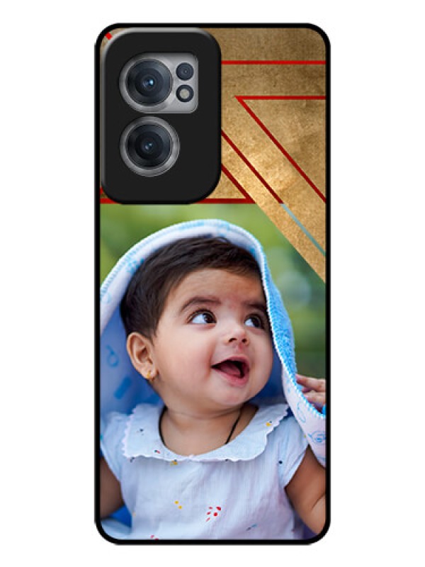 Custom OnePlus Nord CE 2 5G Personalized Glass Phone Case - Gradient Abstract Texture Design