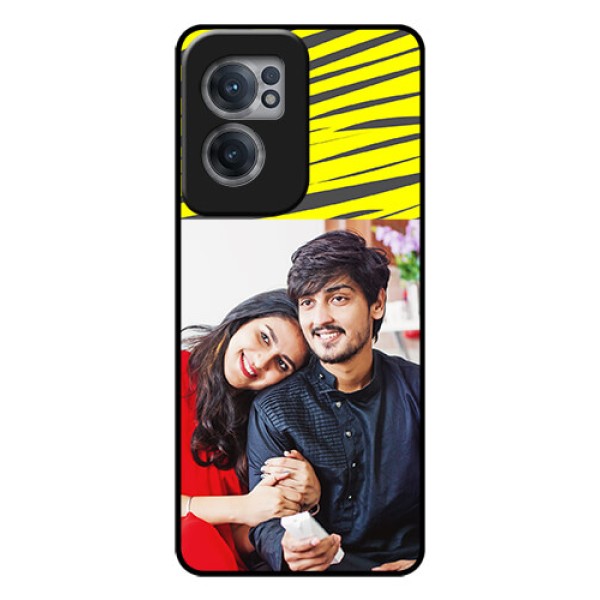 OnePlus Nord CE 2 5G Photo Printing on Glass Case - Yellow Abstract Design OnePlus Nord CE 2 5G Photo Printing on Glass Case - Yellow Abstract Design