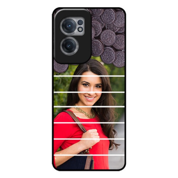 OnePlus Nord CE 2 5G Custom Glass Phone Case - with Oreo Biscuit Design