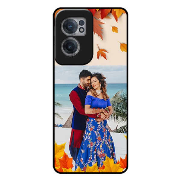 OnePlus Nord CE 2 5G Photo Printing on Glass Case - Autumn Maple Leaves Design OnePlus Nord CE 2 5G Photo Printing on Glass Case - Autumn Maple Leaves Design