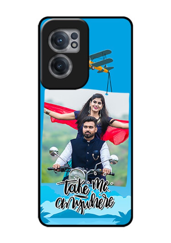 OnePlus Nord CE 2 5G Custom Glass Mobile Case - Traveller Design