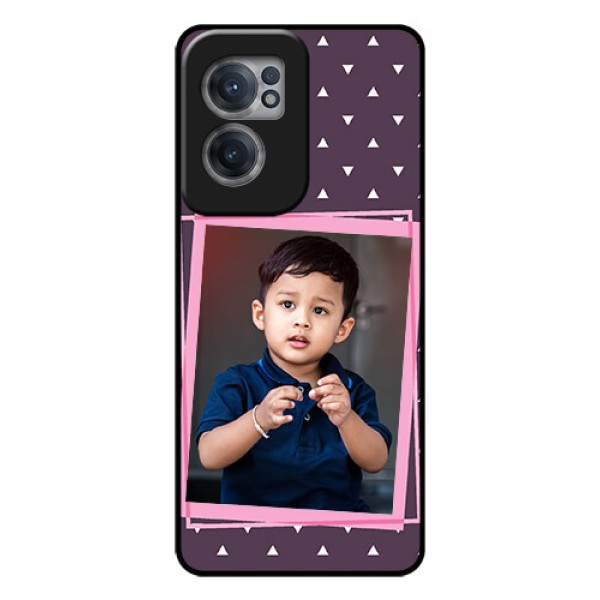 OnePlus Nord CE 2 5G Custom Glass Mobile Case - Triangle Pattern Dotted Design OnePlus Nord CE 2 5G Custom Glass Mobile Case - Triangle Pattern Dotted Design
