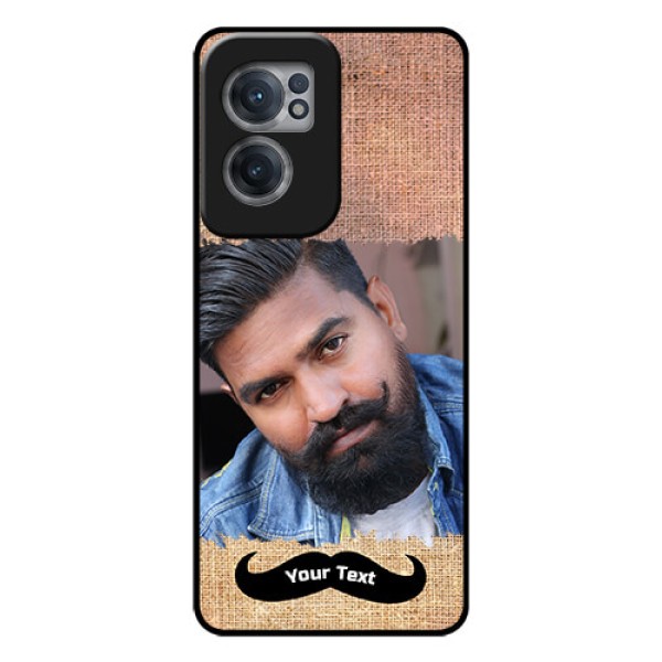 OnePlus Nord CE 2 5G Personalized Glass Phone Case - with Texture Design