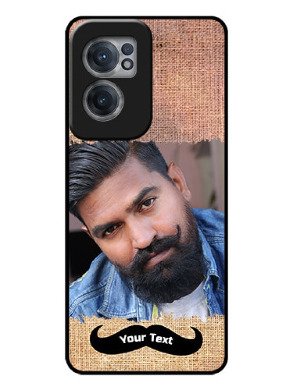 Custom OnePlus Nord CE 2 5G Personalized Glass Phone Case - with Texture Design