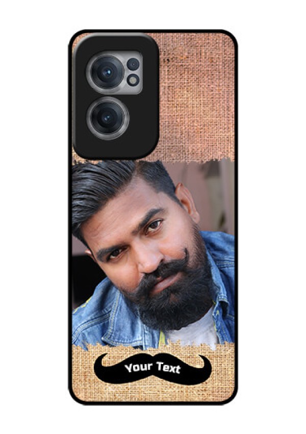 OnePlus Nord CE 2 5G Personalized Glass Phone Case - with Texture Design