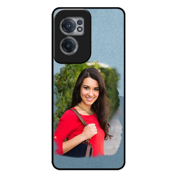 OnePlus Nord CE 2 5G Custom Glass Mobile Case - Grunge Line Art Design