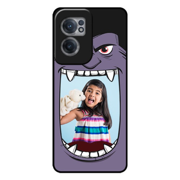 OnePlus Nord CE 2 5G Custom Glass Phone Case - Angry Monster Design