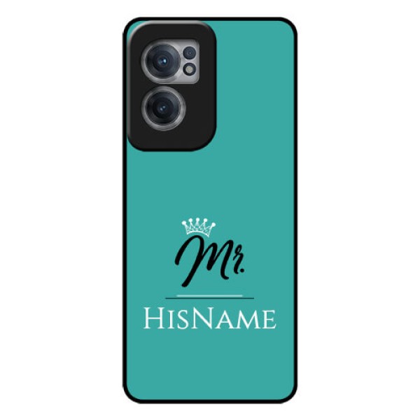 OnePlus Nord CE 2 5G Custom Glass Phone Case Mr with Name
