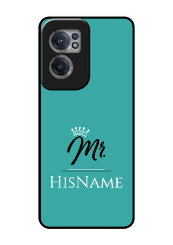OnePlus Nord CE 2 5G Custom Glass Phone Case Mr with Name