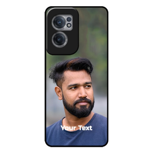 OnePlus Nord CE 2 5G Glass Mobile Cover: Photo with Text