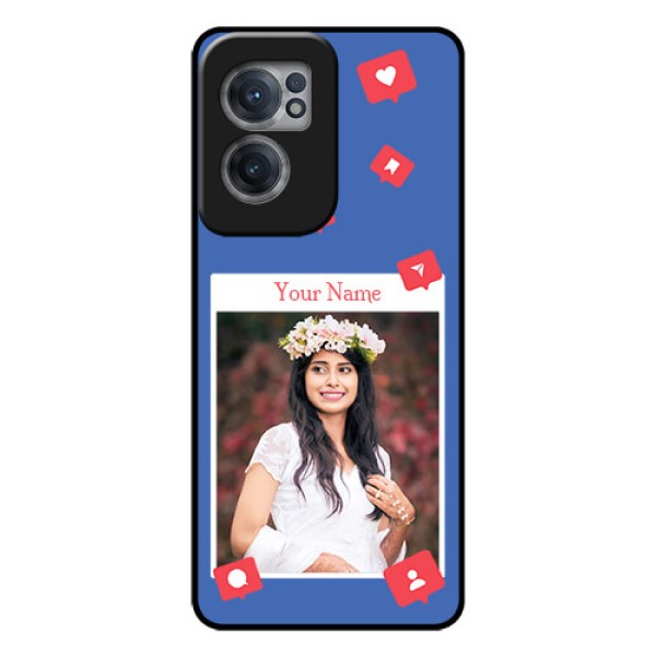 OnePlus Nord CE 2 5G Custom Glass Phone Case - Like Share And Comment Design OnePlus Nord CE 2 5G Custom Glass Phone Case - Like Share And Comment Design