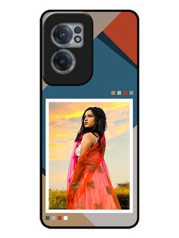 Custom OnePlus Nord CE 2 5G Personalized Glass Phone Case - Retro color pallet Design