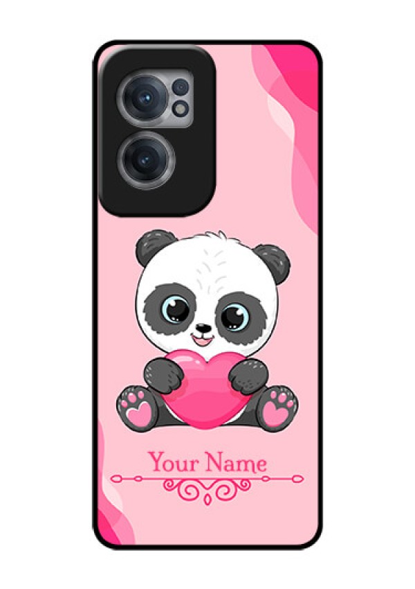 OnePlus Nord CE 2 5G Custom Glass Mobile Case - Cute Panda Design