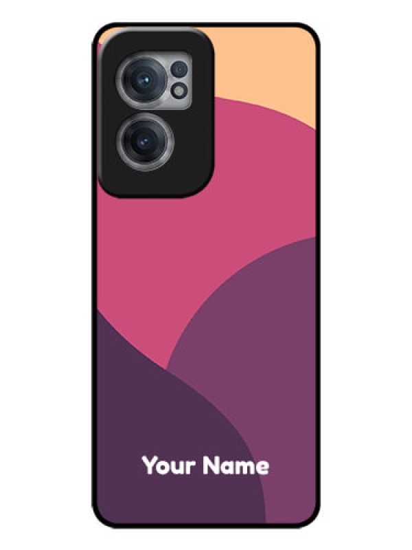 Custom OnePlus Nord CE 2 5G Custom Glass Phone Case - Mixed Multi-colour abstract art Design