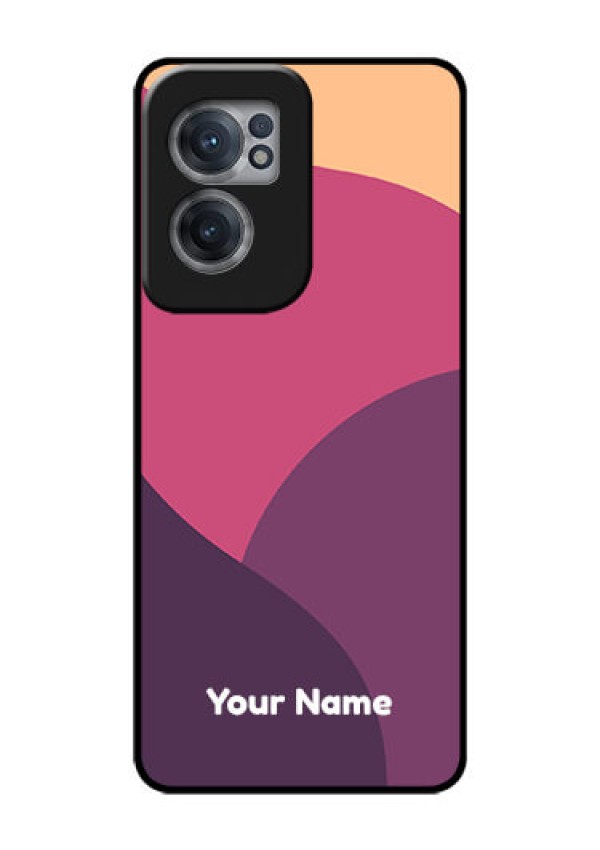 OnePlus Nord CE 2 5G Custom Glass Phone Case - Mixed Multi-colour abstract art Design