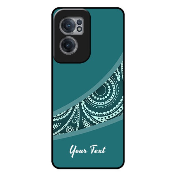 OnePlus Nord CE 2 5G Photo Printing on Glass Case - semi visible floral Design OnePlus Nord CE 2 5G Photo Printing on Glass Case - semi visible floral Design
