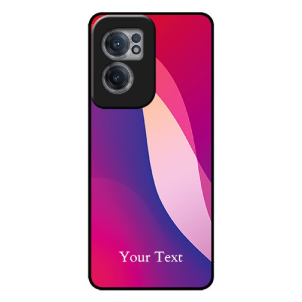 OnePlus Nord CE 2 5G Personalized Glass Phone Case - Digital abstract Overlap Design OnePlus Nord CE 2 5G Personalized Glass Phone Case - Digital abstract Overlap Design