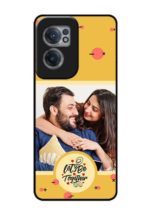 OnePlus Nord CE 2 5G Photo Printing on Glass Case - Lets be Together Design