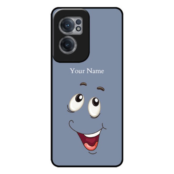 OnePlus Nord CE 2 5G Photo Printing on Glass Case - Laughing Cartoon Face Design OnePlus Nord CE 2 5G Photo Printing on Glass Case - Laughing Cartoon Face Design