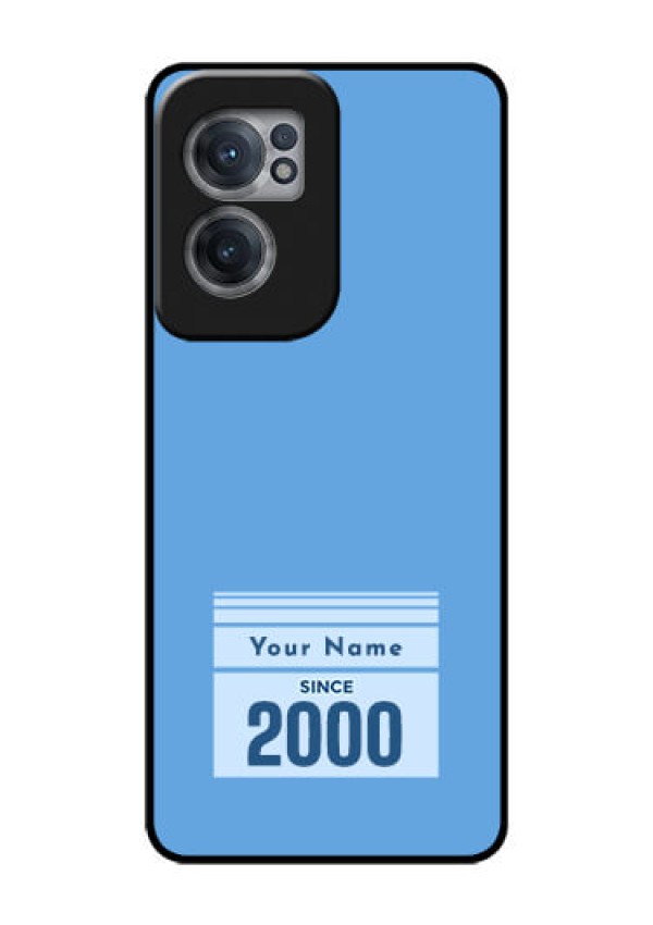 OnePlus Nord CE 2 5G Custom Glass Mobile Case - Custom Year of birth Design