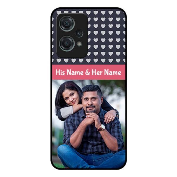 Nord CE 2 Lite 5G Custom Glass Mobile Case - Love Symbols Design
