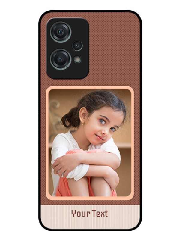 Custom Nord CE 2 Lite 5G Custom Glass Phone Case - Simple Pic Upload Design