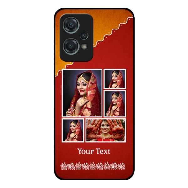 Nord CE 2 Lite 5G Personalized Glass Phone Case - Wedding Pic Upload Design