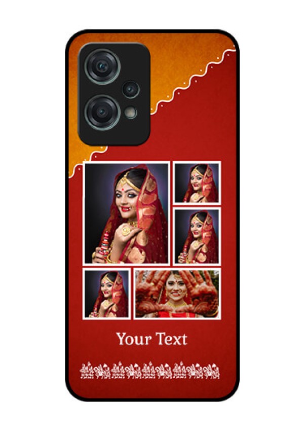 Nord CE 2 Lite 5G Personalized Glass Phone Case - Wedding Pic Upload Design