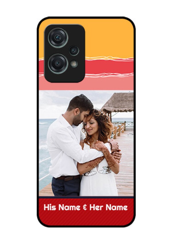 Nord CE 2 Lite 5G Custom Glass Mobile Case - Colorful Case Design