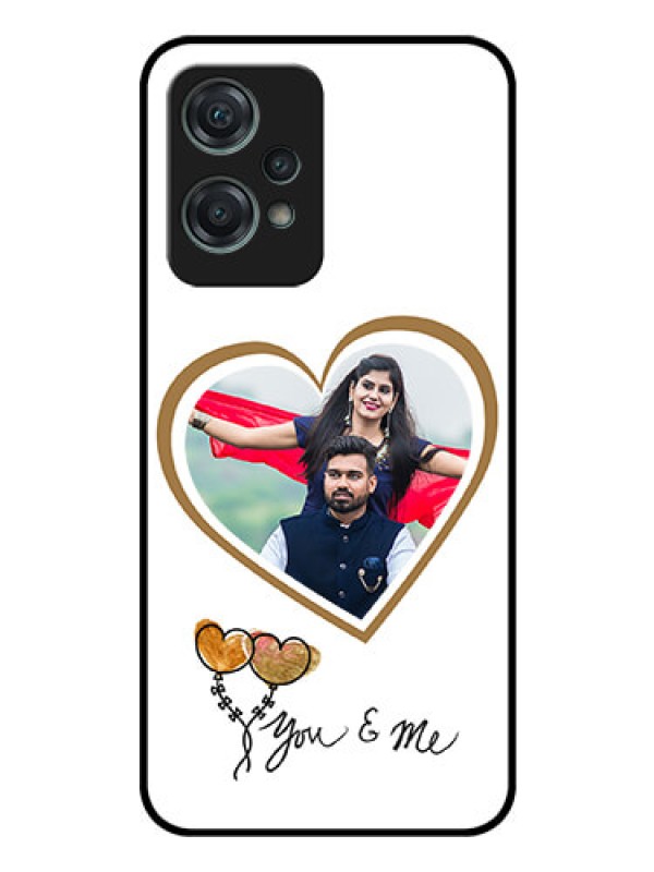 Custom Nord CE 2 Lite 5G Custom Glass Mobile Case - You & Me Design