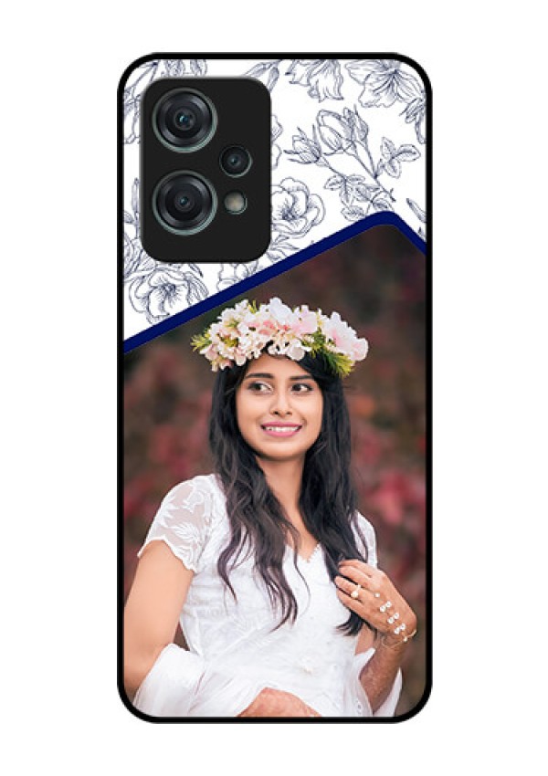 Nord CE 2 Lite 5G Personalized Glass Phone Case - Premium Floral Design