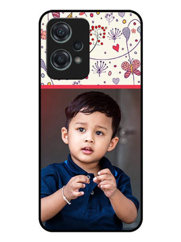 Custom Nord CE 2 Lite 5G Custom Glass Mobile Case - Premium Floral Design