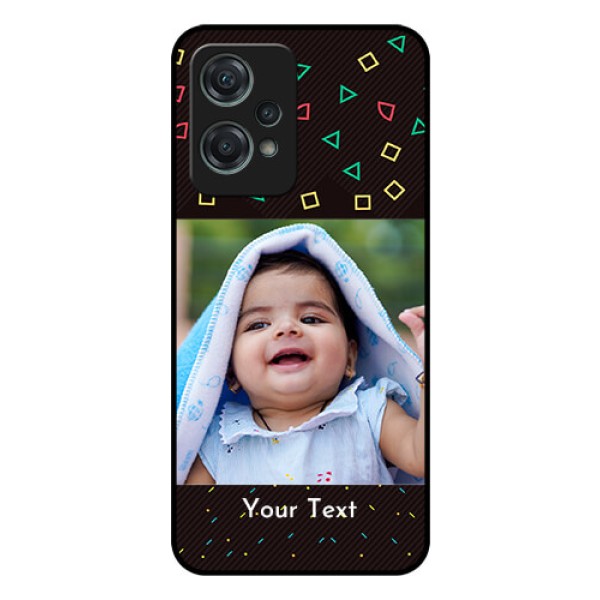 Nord CE 2 Lite 5G Custom Glass Phone Case - with confetti birthday design Nord CE 2 Lite 5G Custom Glass Phone Case - with confetti birthday design