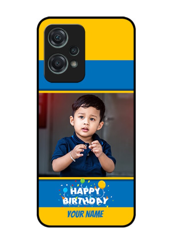 Nord CE 2 Lite 5G Custom Glass Mobile Case - Birthday Wishes Design