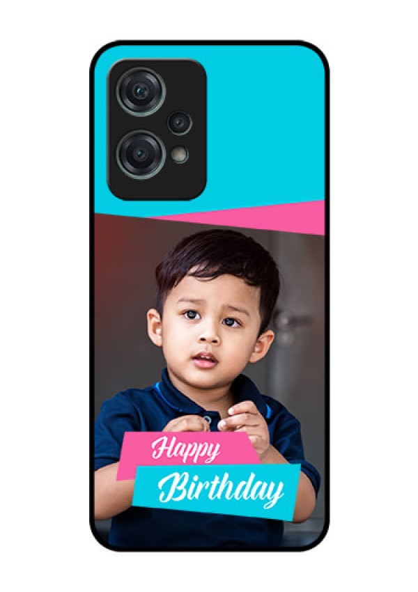 Nord CE 2 Lite 5G Personalized Glass Phone Case - Image Holder with 2 Color Design