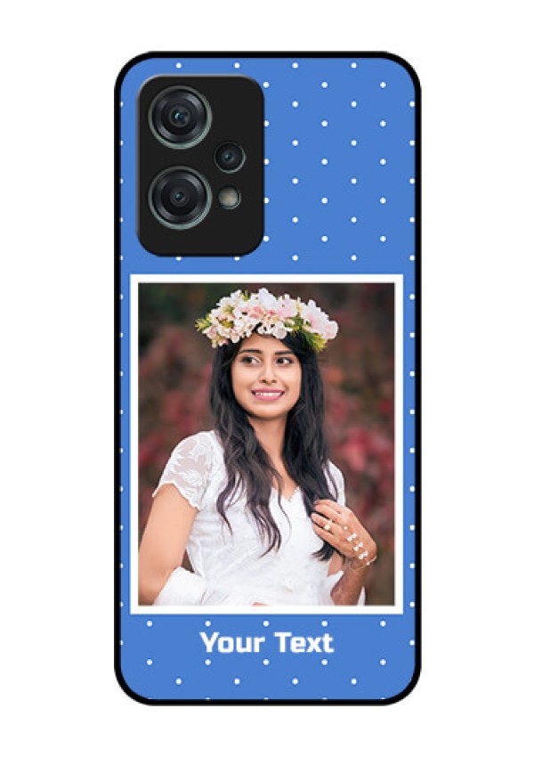 Nord CE 2 Lite 5G Photo Printing on Glass Case - Polka dots design