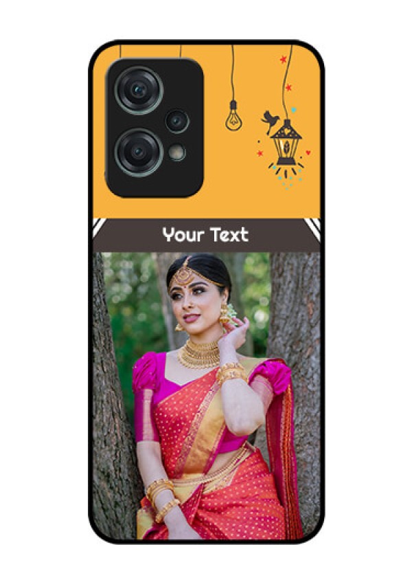 Nord CE 2 Lite 5G Custom Glass Mobile Case - with Family Picture and Icons