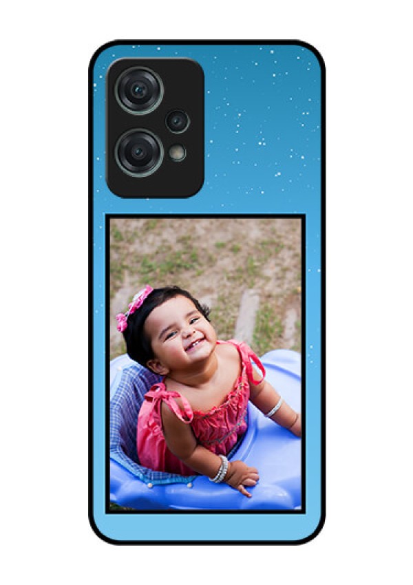 Nord CE 2 Lite 5G Custom Glass Mobile Case - Wave Pattern Colorful Design