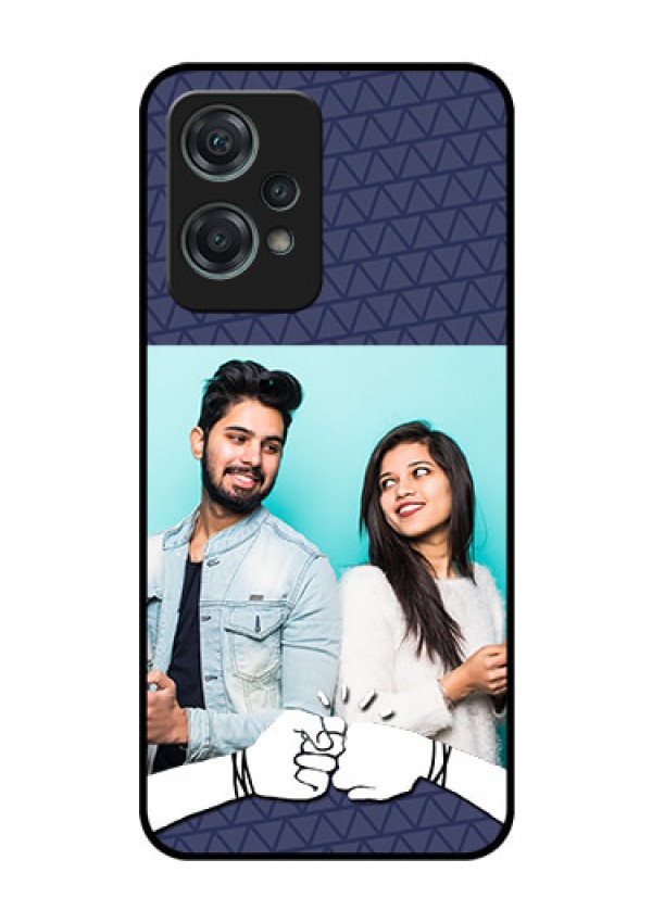 Nord CE 2 Lite 5G Photo Printing on Glass Case - with Best Friends Design
